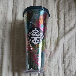 Starbucks Tropical Leaf Tumbler